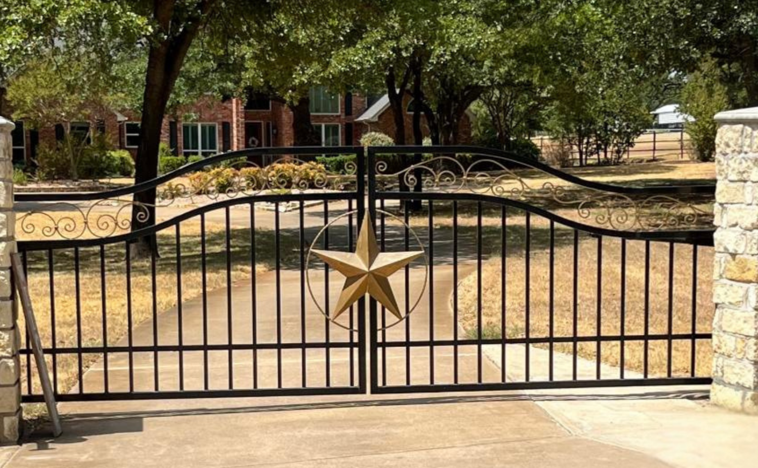 Residential Double Swing Gate