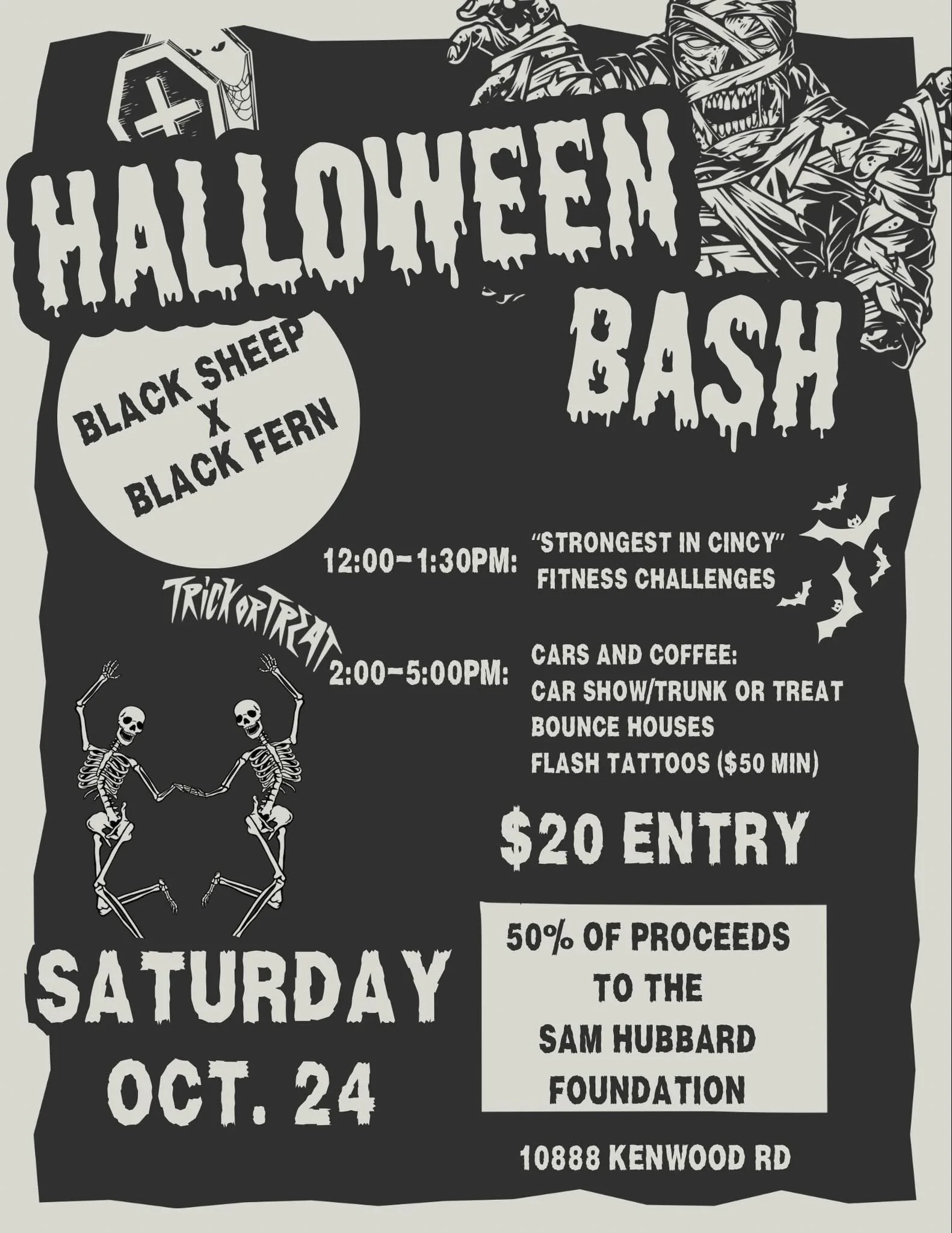 BLACK SHEEP × BLACK FERN HALLOWEEN BASH