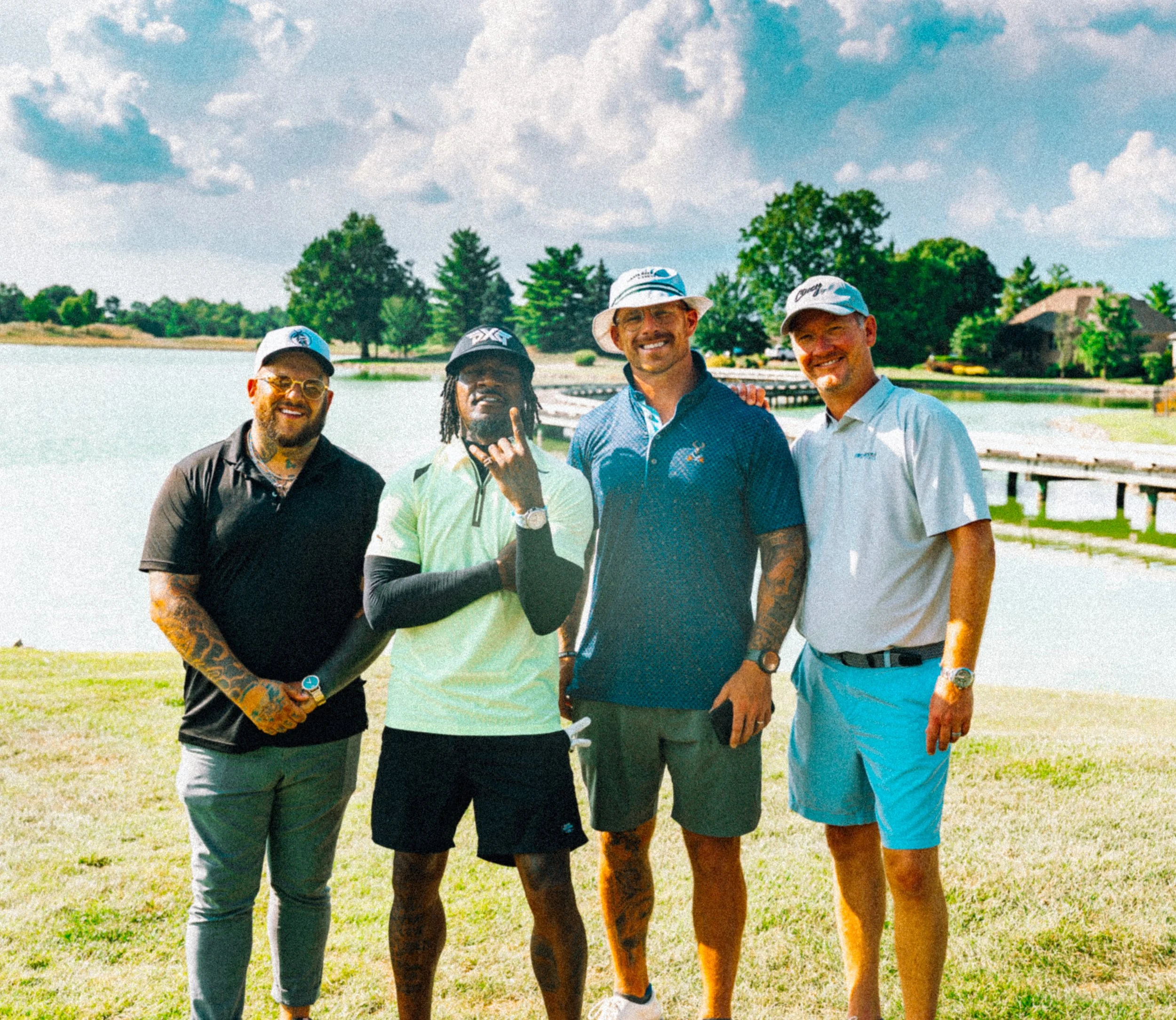 Golfing with The Bengal's very own Pac-Man, Owner of Black Sheep, Patrick, and Dr. Troy
