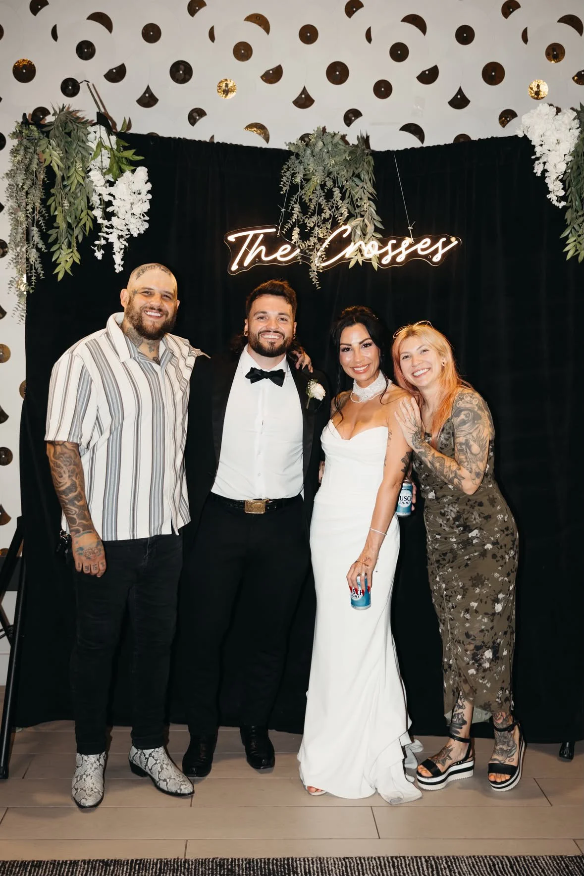 Brittany and Austin at Jason and Currin Crosses' wedding