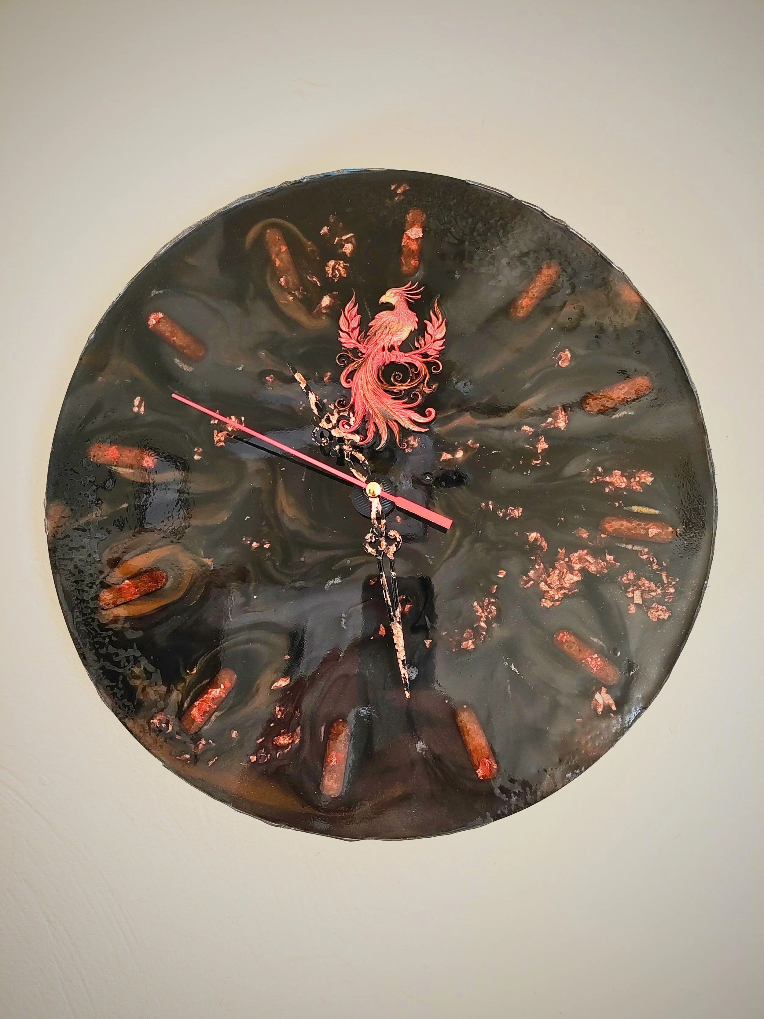 Fire from the Ashes Clock