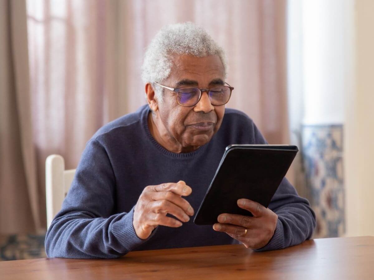 Senior Evaluating Whole Life Insurance Coverage