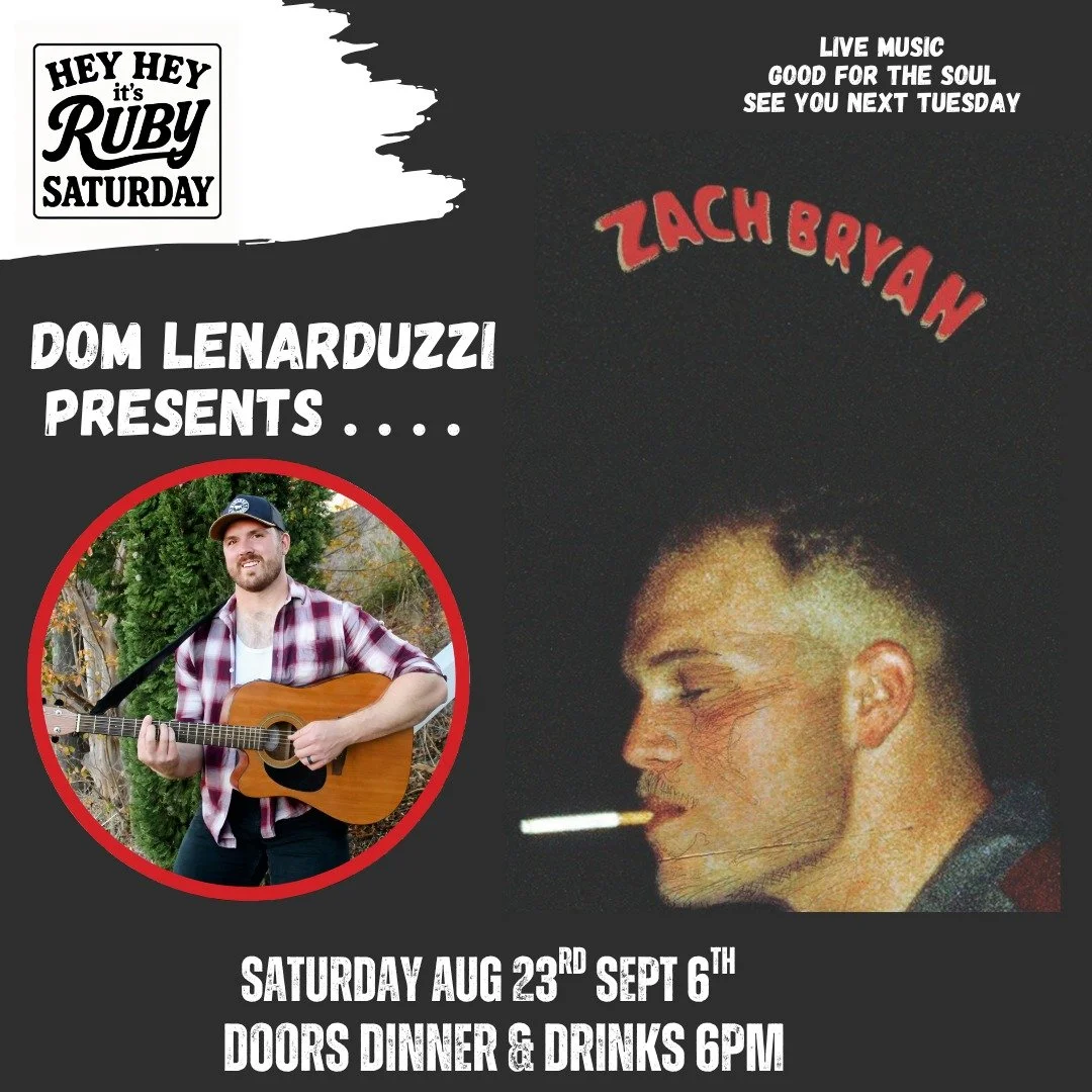 After three sold-out Tuesdays, Dom returns to light up your Saturday night with the music of Zach Bryan.
Missed out midweek? Now&rsquo;s your chance.

Dom Lenarduzzi, the artist behind dlen music, has spent over a decade captivating audiences with hi