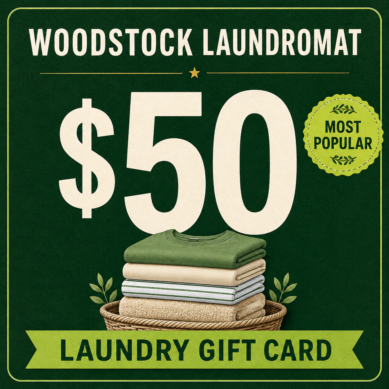 $50: Give the Gift of Time — Most Popular