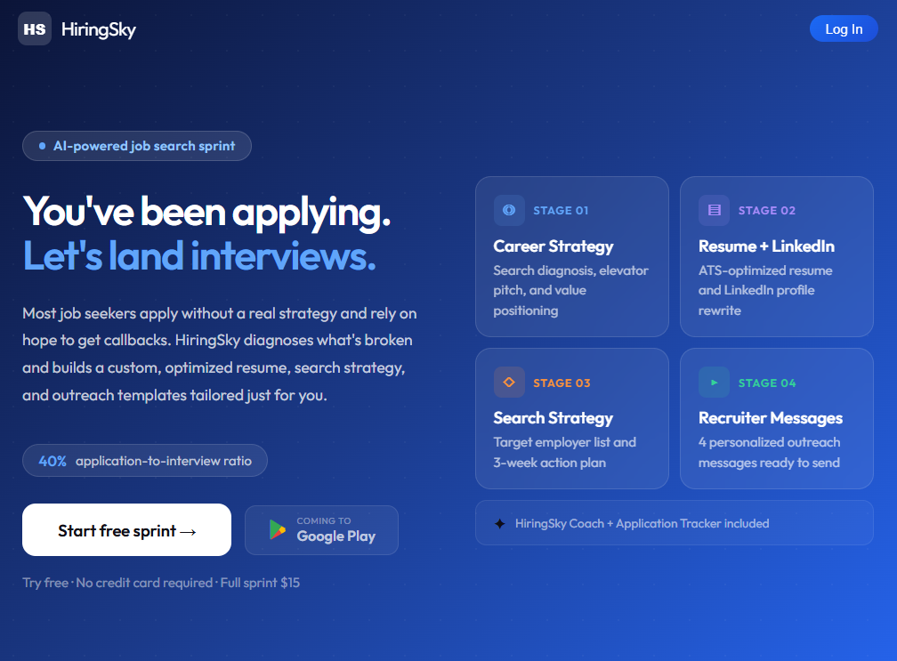 I Spent Years Watching Talented People Get Filtered Out. So I Built HiringSky.