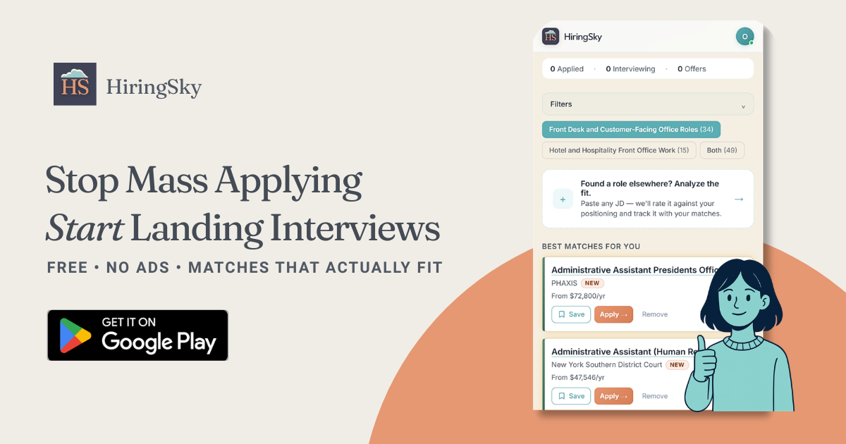 HiringSky Is Now on Google Play: A Free AI Job Matching App That Finds Roles You Actually Fit