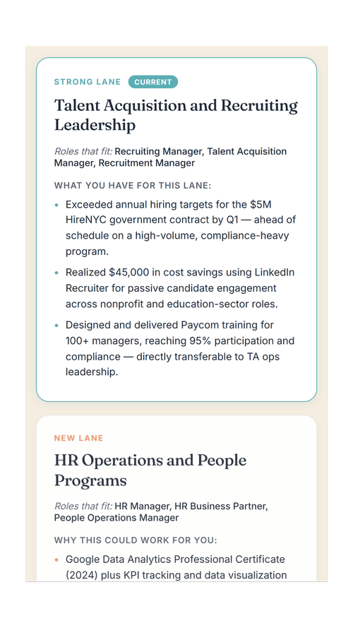 HiringSky career lanes and positioning