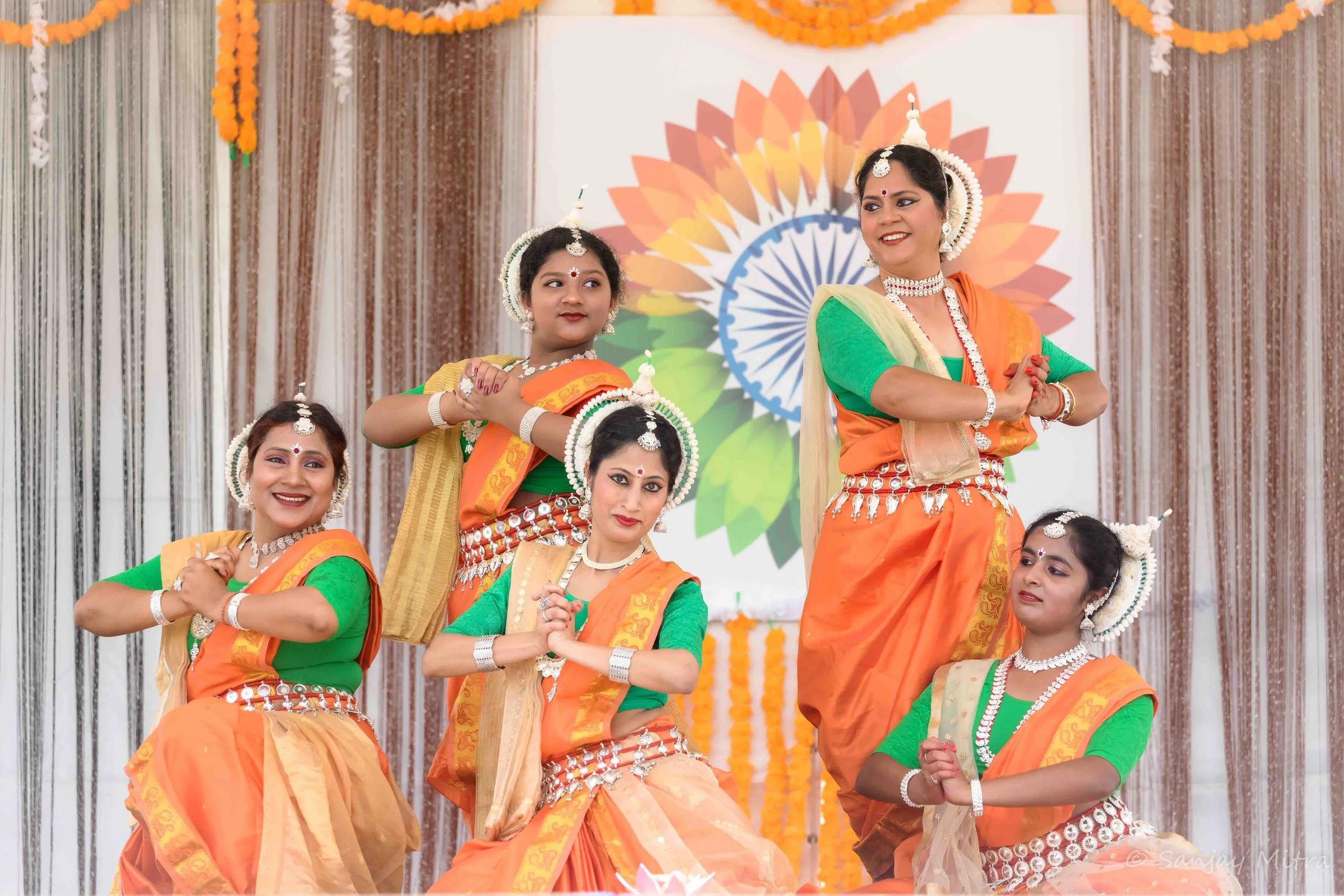 Nava  Kriti Center for Odissi Dance students performing at India Fest, St. Paul Capitol Grounds