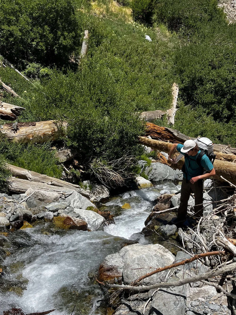 Second creek crossing.
