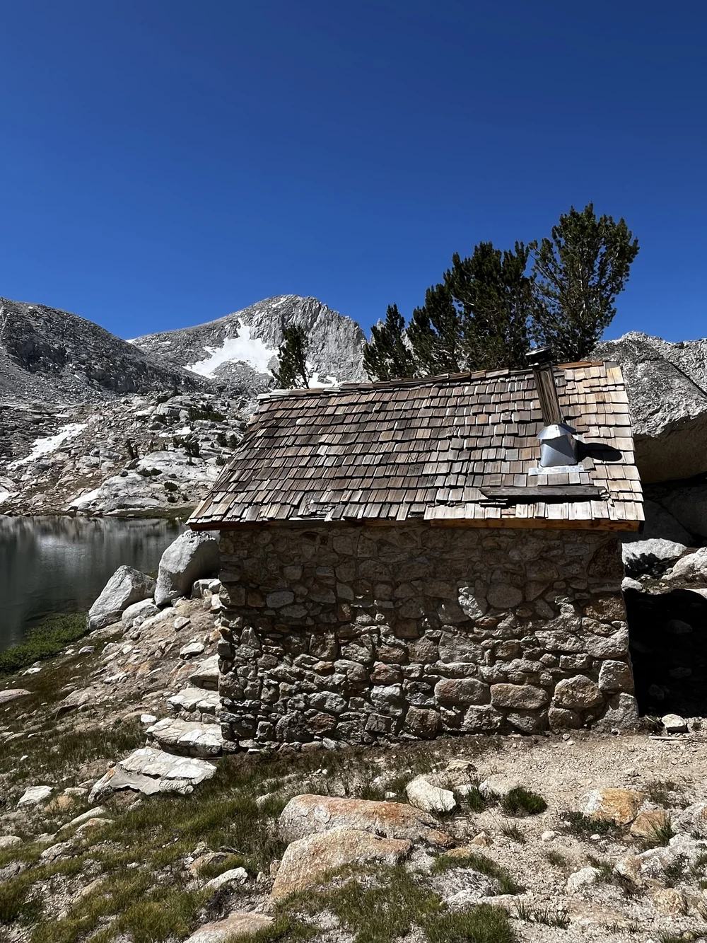 Snow survey shelter.