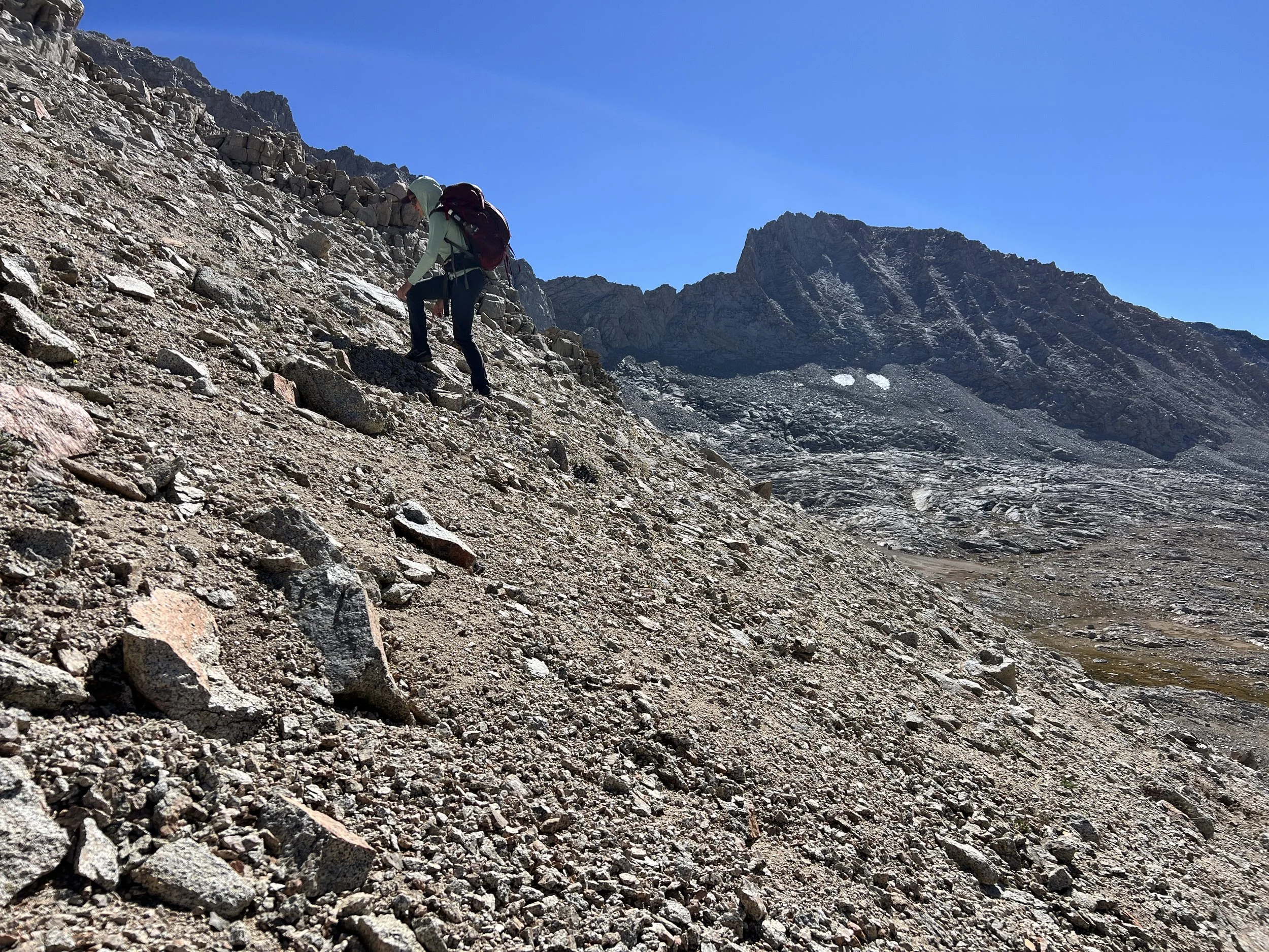 Slope of southside of Harrison Pass