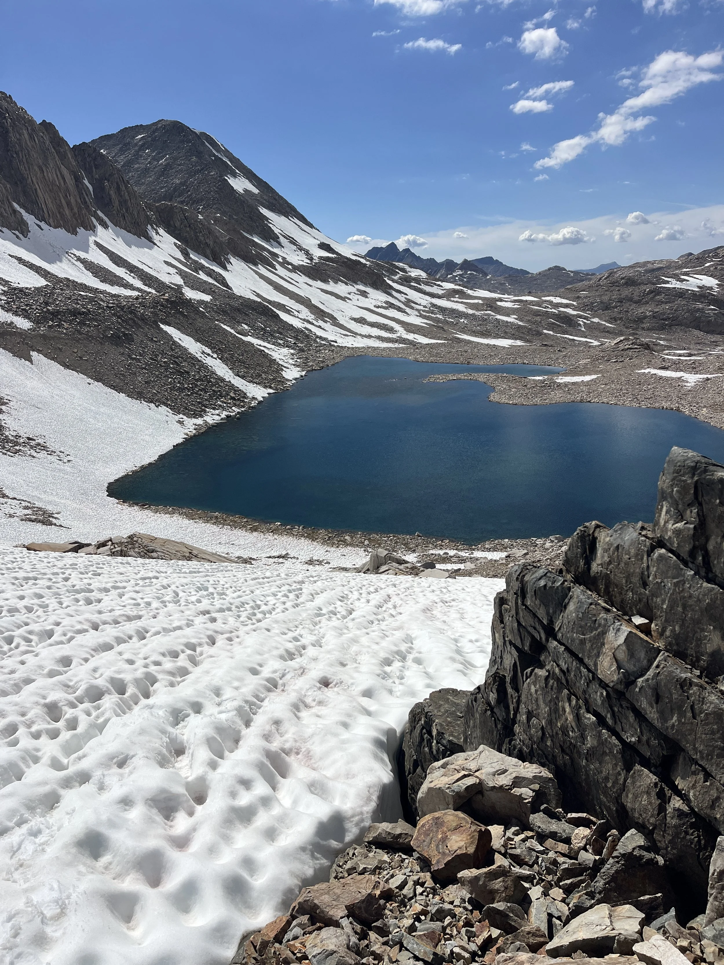 View west from top of Black Giant Pass.