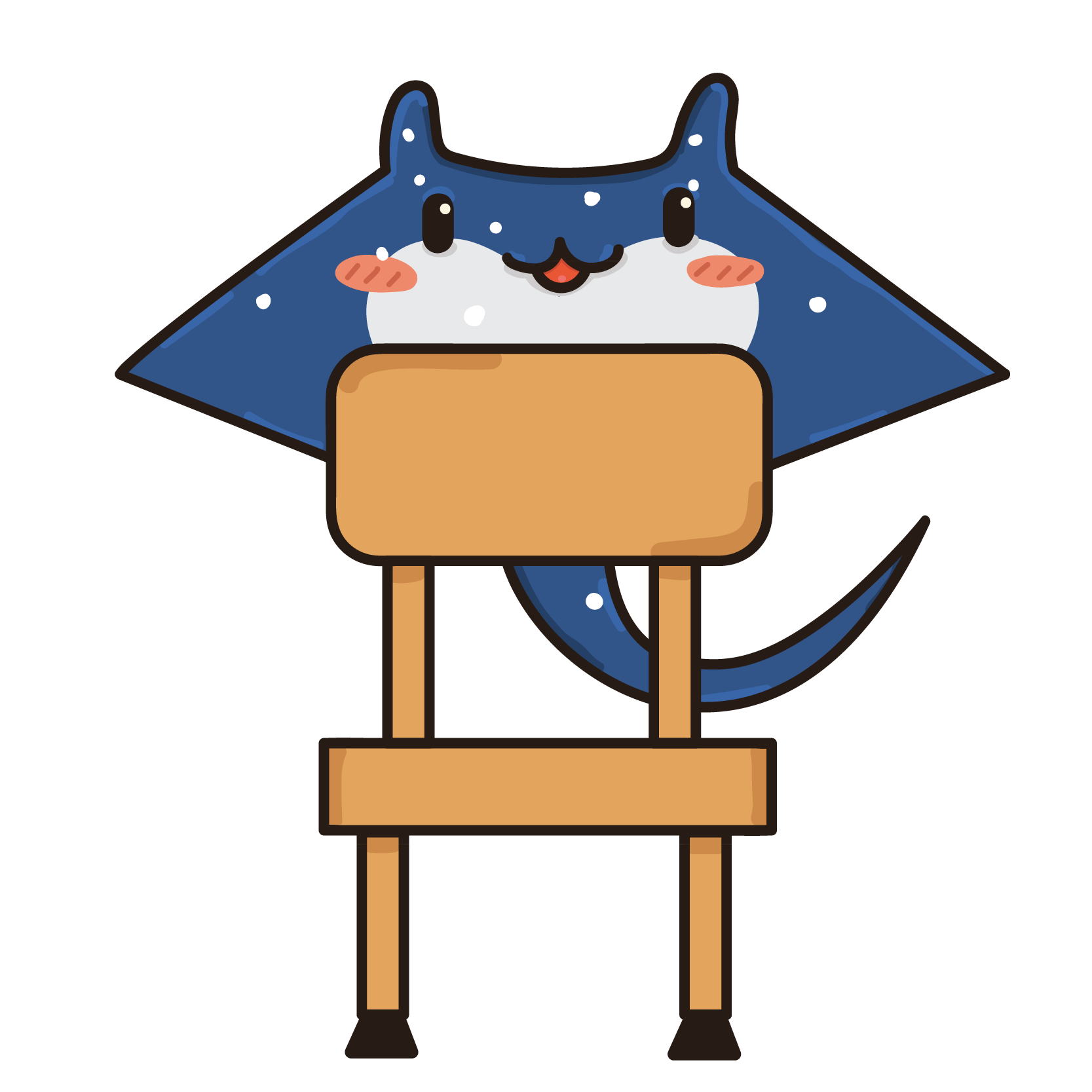 Illustration Mantarraya - Copyright - Dessinatrice Luisana Sierra