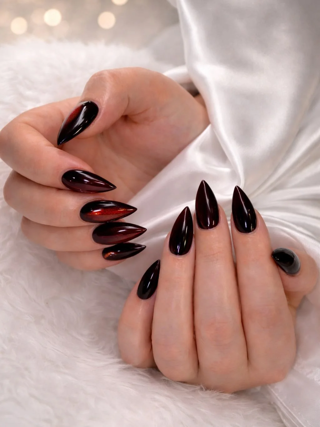 Cat eye nails, shining every light ✨

# cateyenails #naidesign #adelaide #nailart # nails