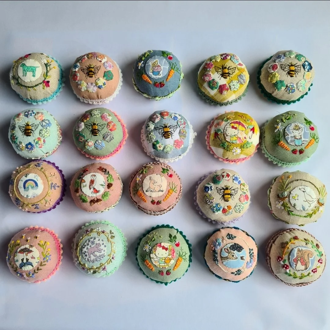 Linen and Liberty Pincushion Workshop at GJ’s