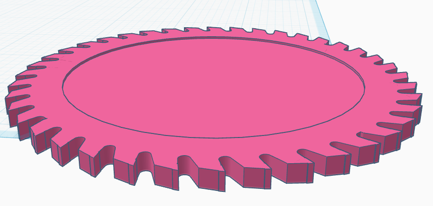Personalized 3D Printed Saw Blade Christmas Ornament – Custom Color & Photo