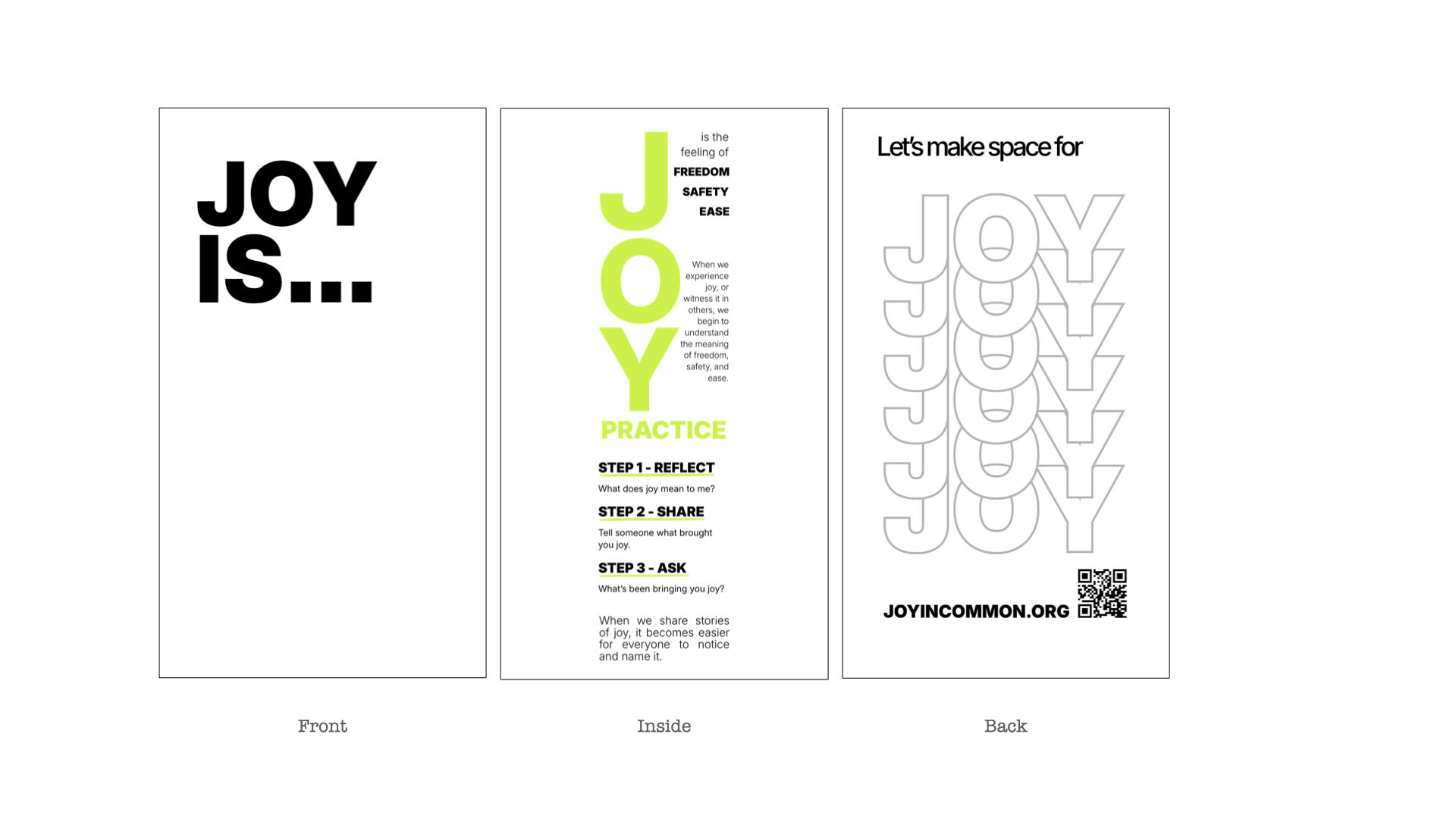 Joy Is Pocket Card