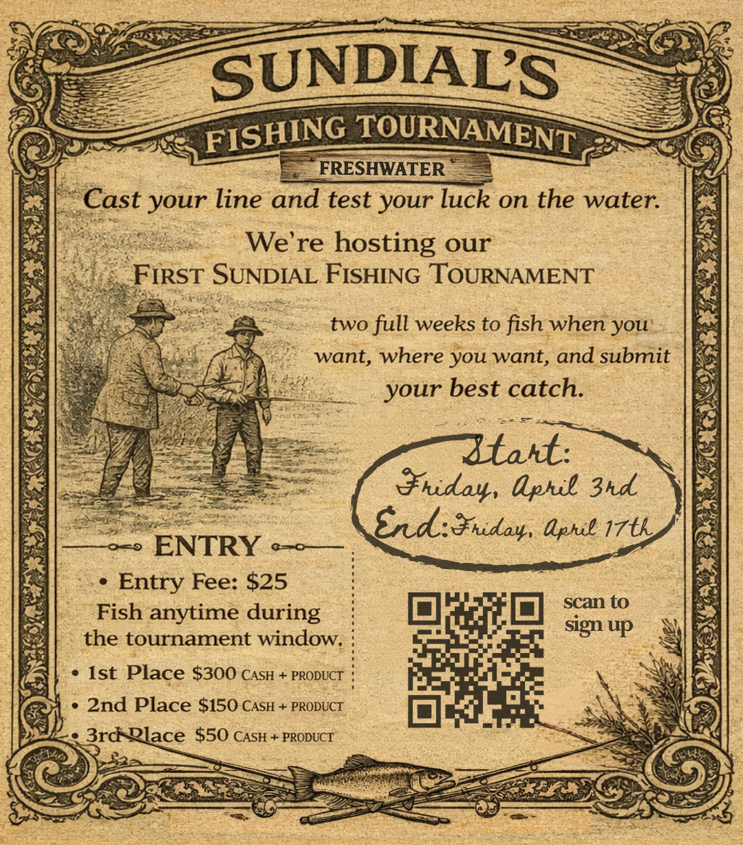 Sundial Freshwater Fishing Tournament