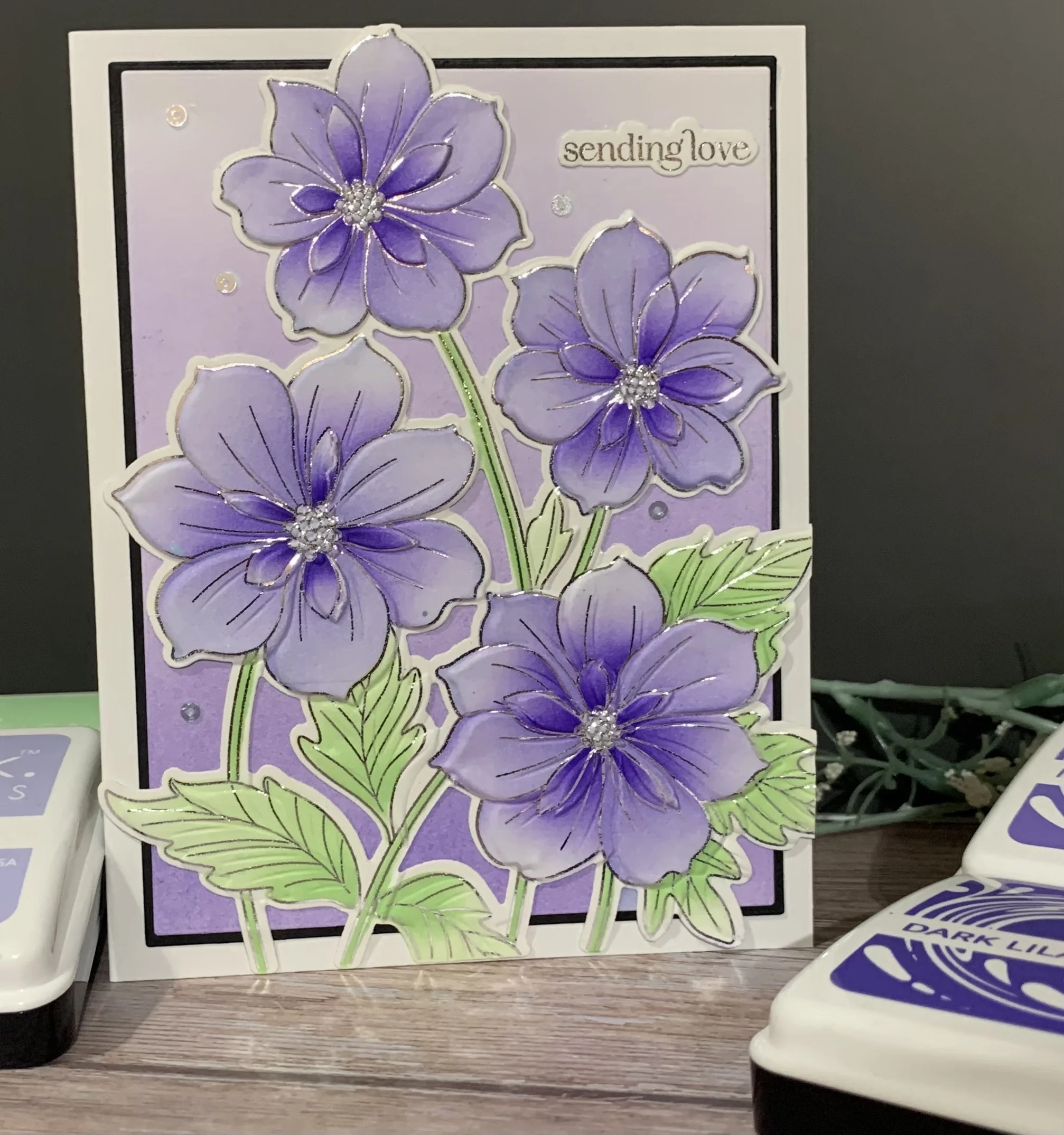 Gina K Designs-Ruffled blooms