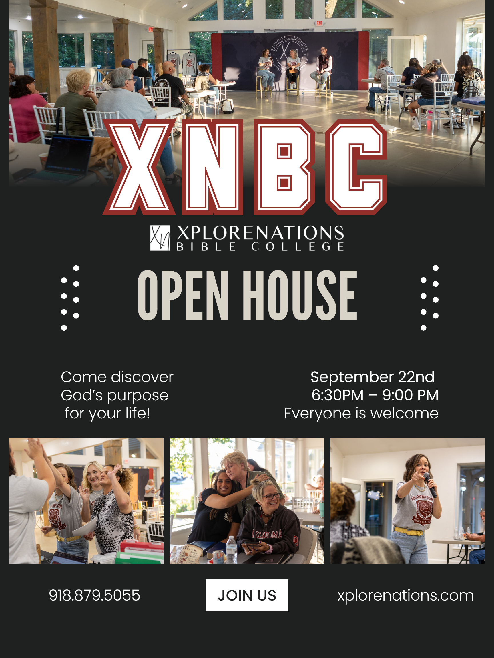 XploreNations Bible College Open House