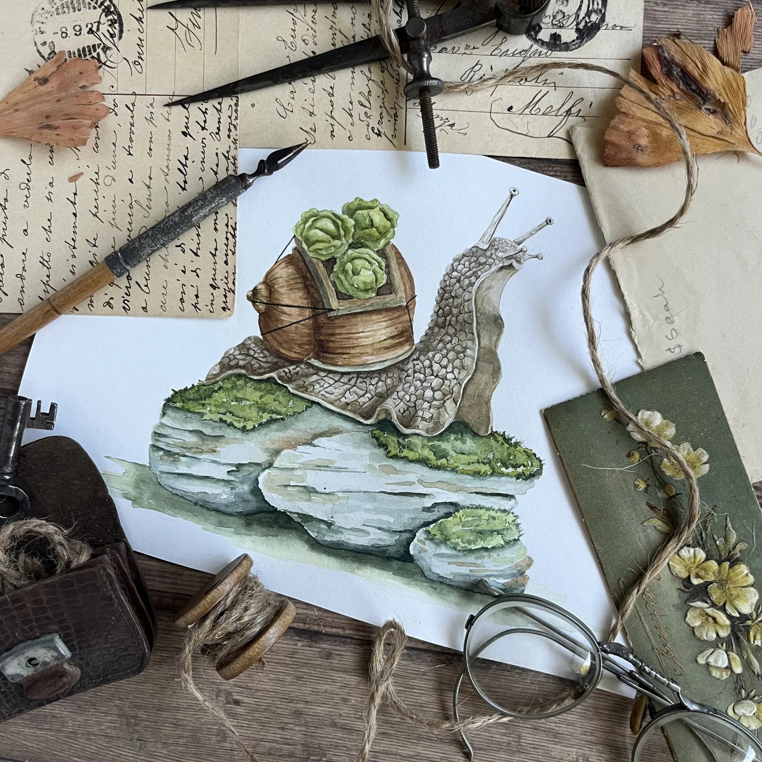 A digital painting of a couple jewel beetle sitting on a buttercup