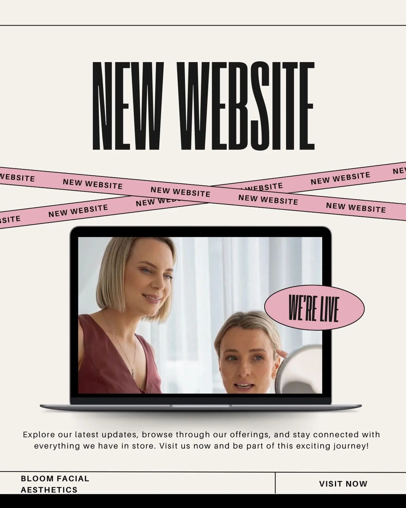 New Website Announcement! Be sure to clink the link to check all products and services available as well as a bit more information about Bloom Facial Aesthetics and RN Beth Sullivan. 😊 www.bloomfacialaesthetics.com.au #bloomfacialaestheticsparkdale 