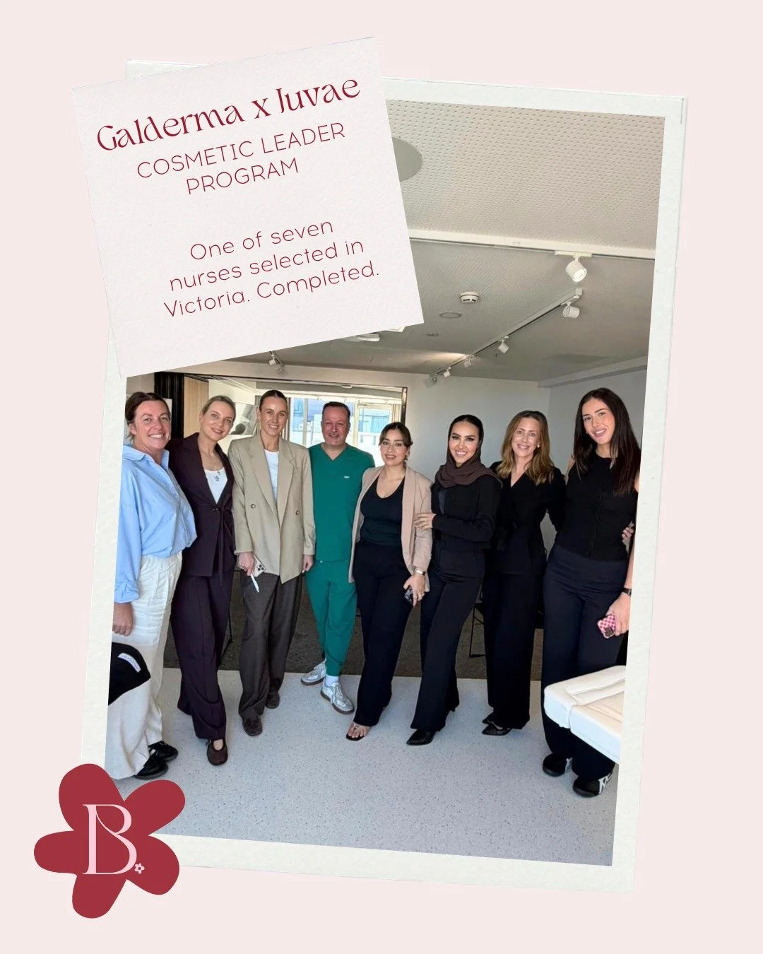 Seven nurses. One incredible mentor. A day I won't forget.
ㅤ
This is the group I had the privilege of learning alongside as part of the Galderma Cosmetic Leader Program. What a room of talented, driven, genuinely lovely women.
ㅤ
And of course Mike Cl
