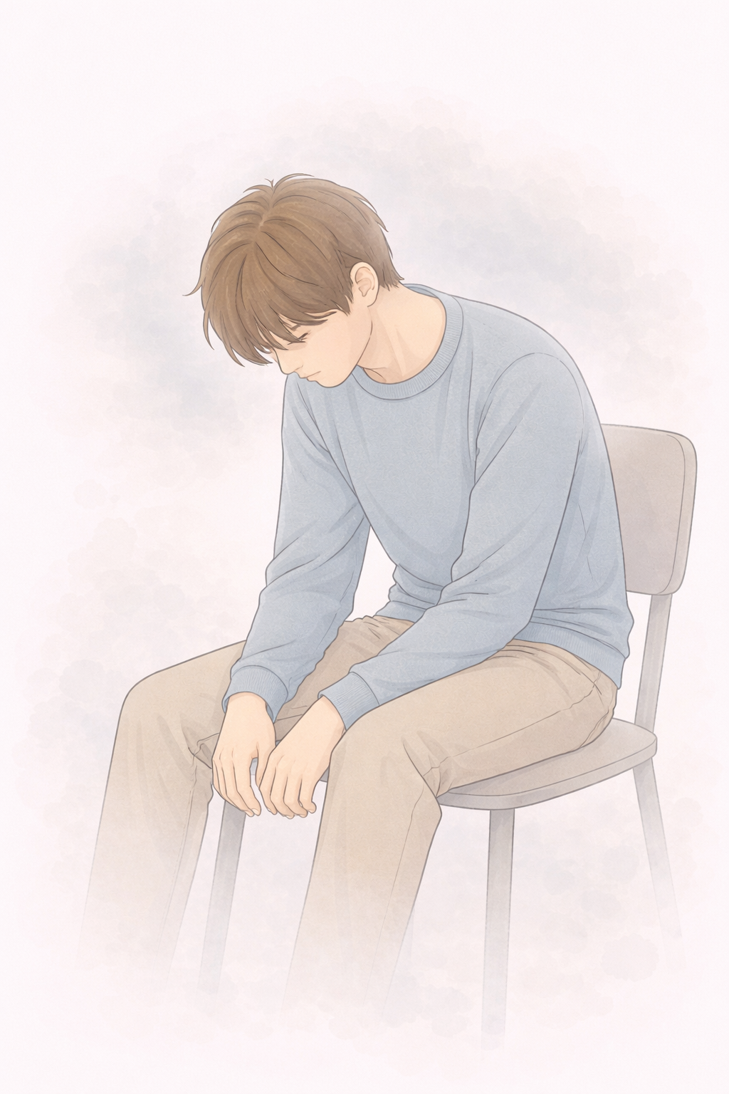 Shutdown response with numbness and disconnection after anxiety