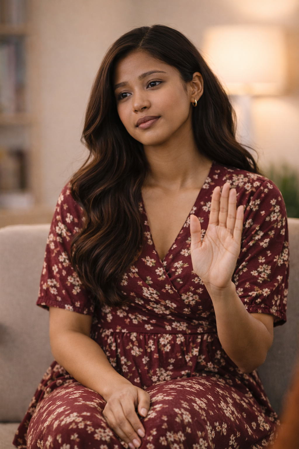 Calm boundary pause to regulate nervous system during a difficult conversation