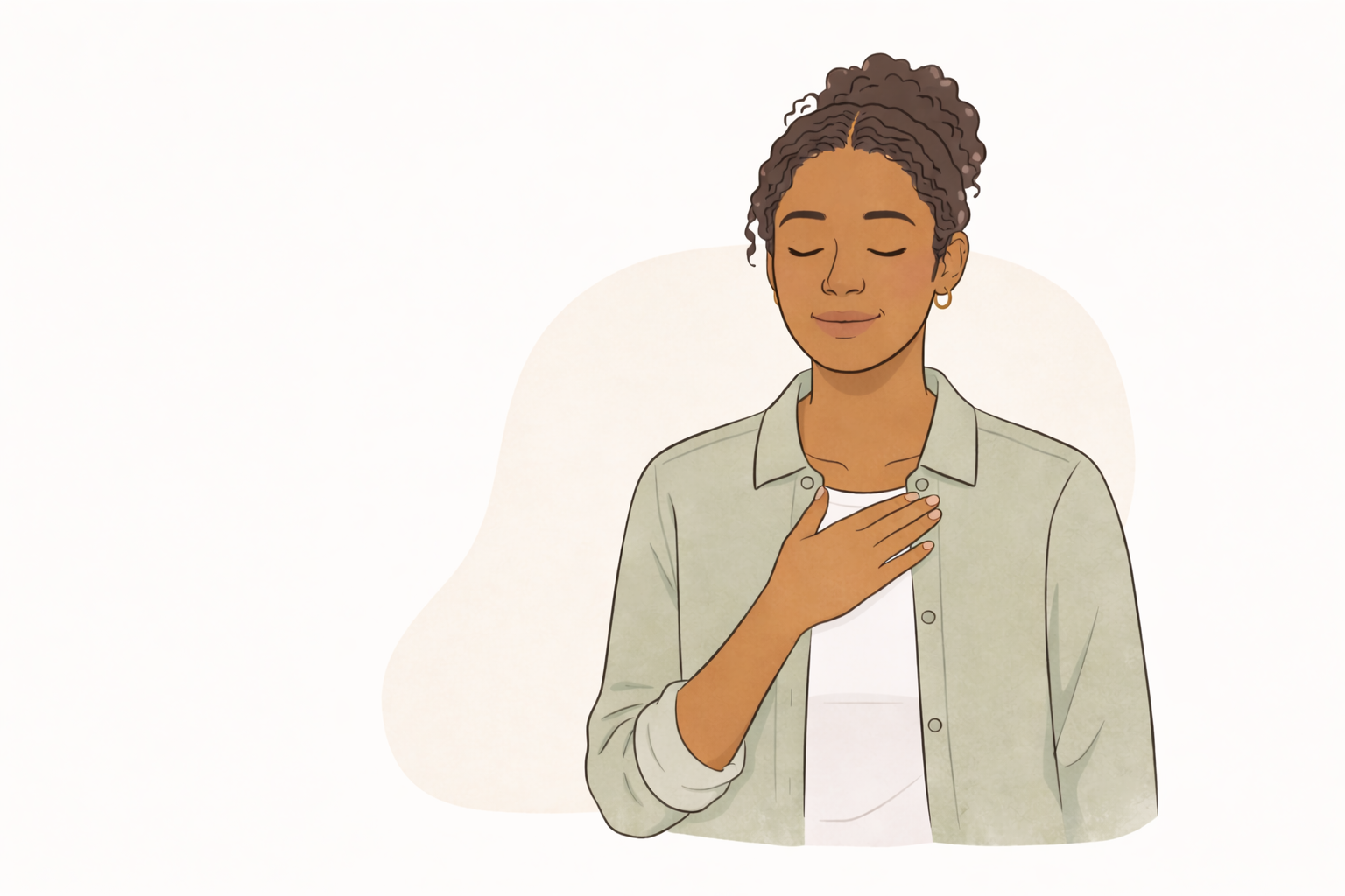 “Survival mode in the nervous system explained with calm minimalist illustration”