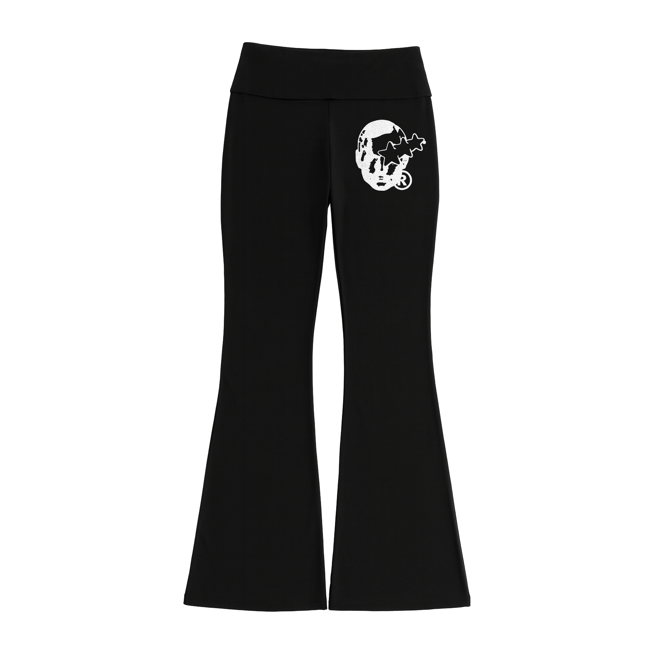Fold Over Wide Leg Yoga Pants