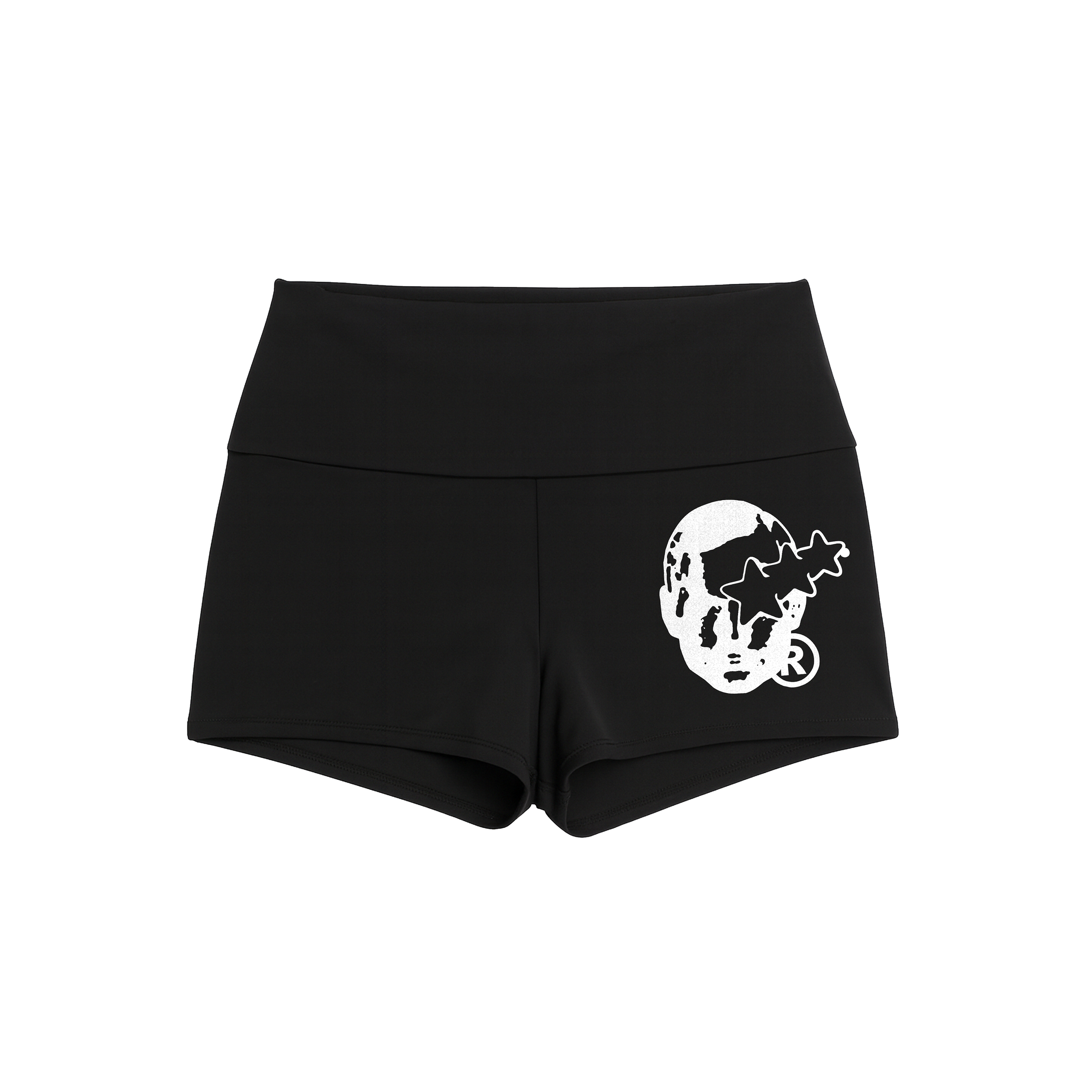 Fold Over Yoga Shorts