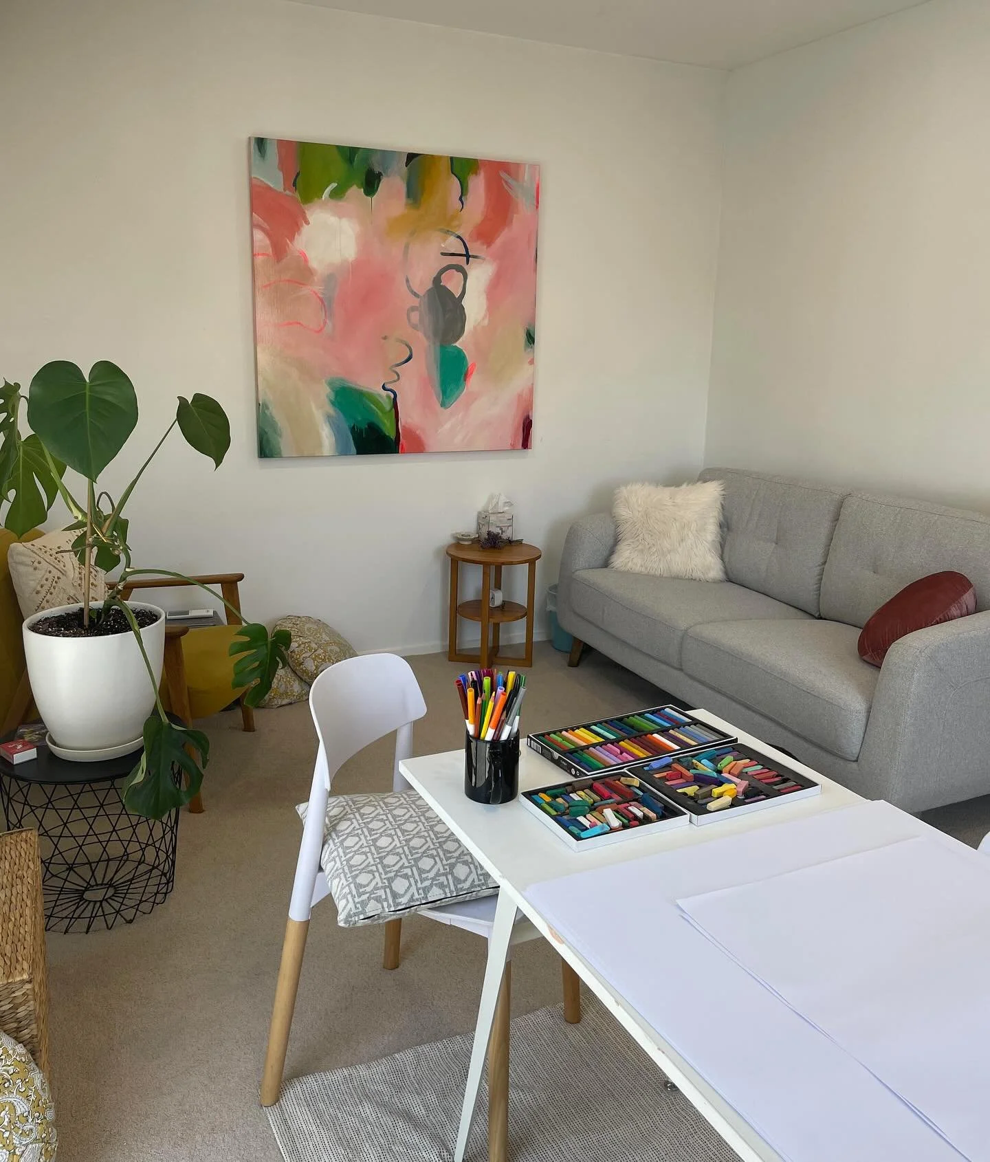 Exciting news! From January, I&rsquo;ll be offering art and somatic therapy sessions from this beautiful, light-filled space in Northcote, Melbourne.

A space designed for slowing down, healing and exploring the wisdom of the body through creative an