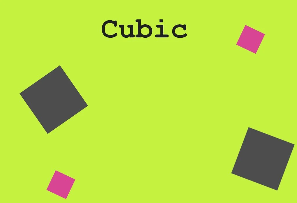 Cubic: New game release!