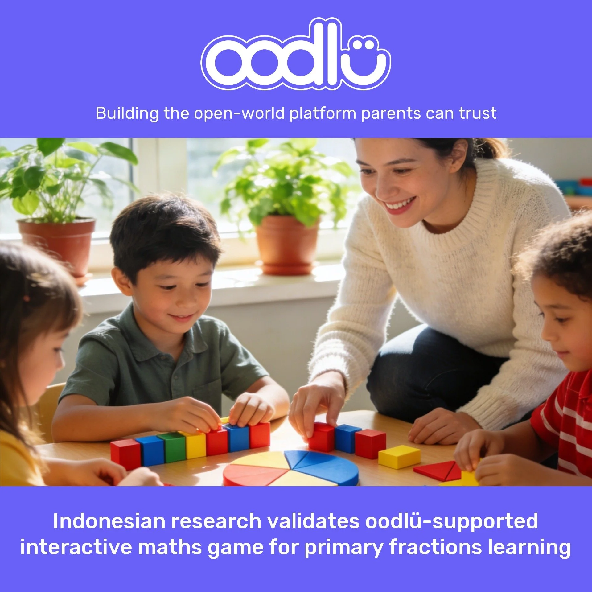 Indonesian research validates oodlü-supported interactive maths game for primary fractions learning
