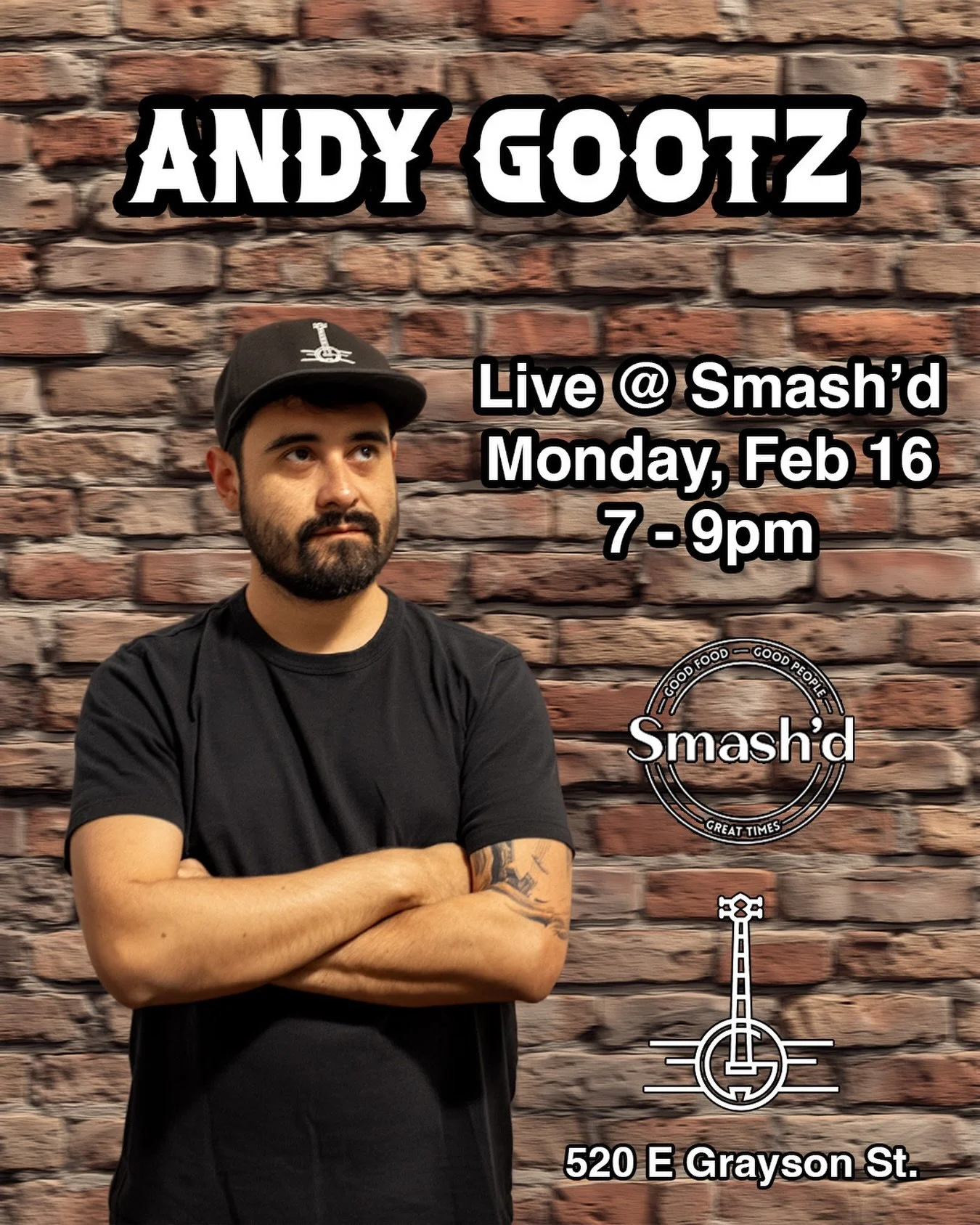 First time at @smashd_satx &mdash; testing the acoustics, the burgers, and your tolerance for sing-alongs 🎶🍔
.
.
.
#livemusic #livemusicsanantonio #sanantoniomusic #texasmusic #texaslivemusic