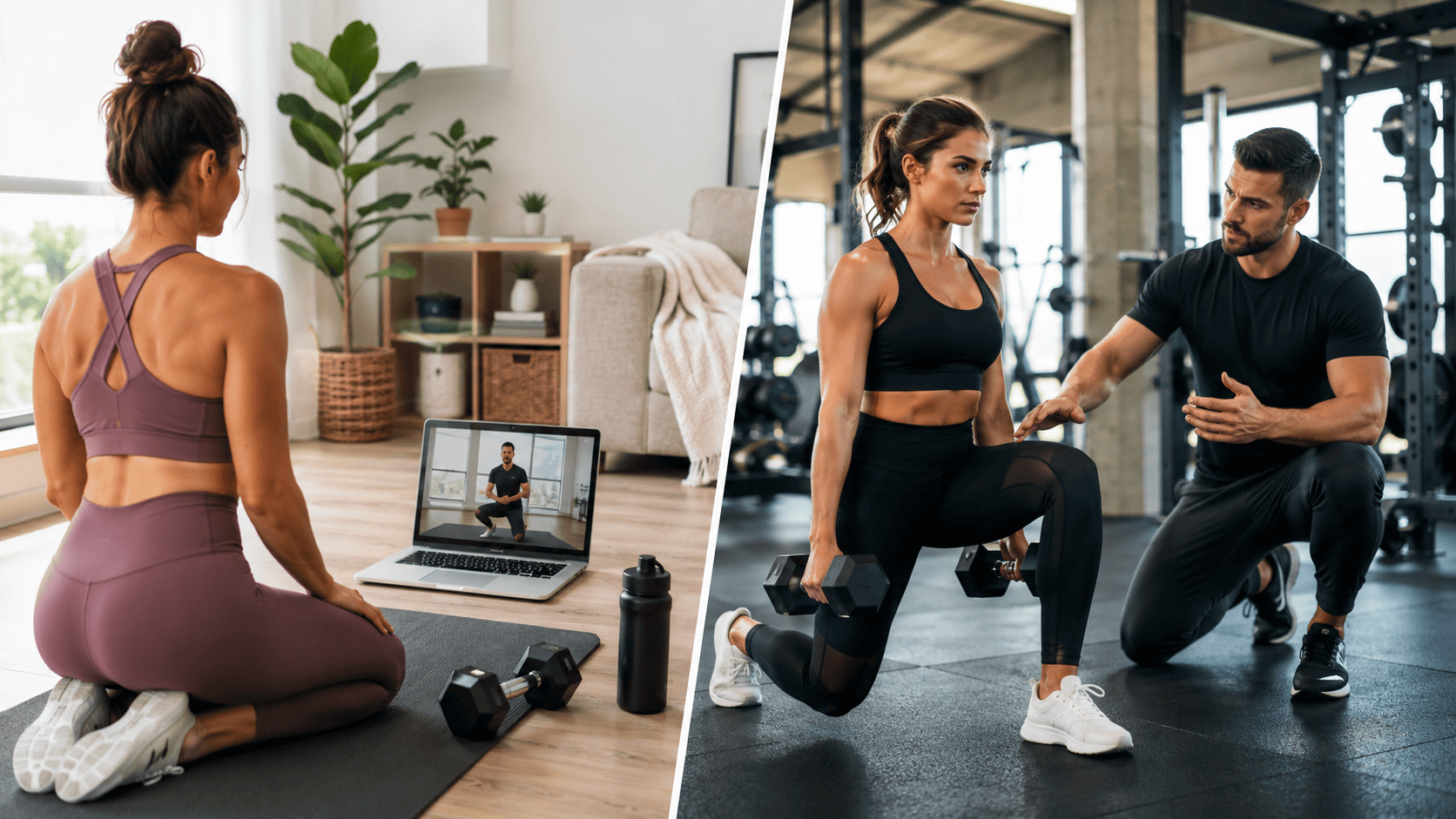 Online Fitness Coach Vs. Personal Trainer