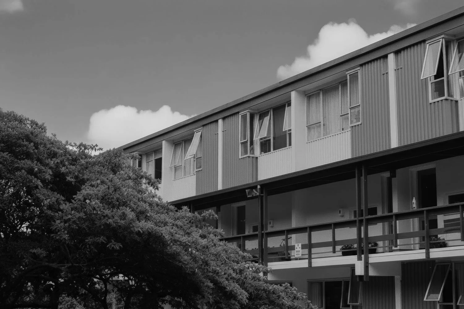 Maisonette upper walkway
