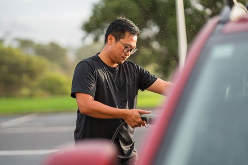 Welcoming our first EV charger