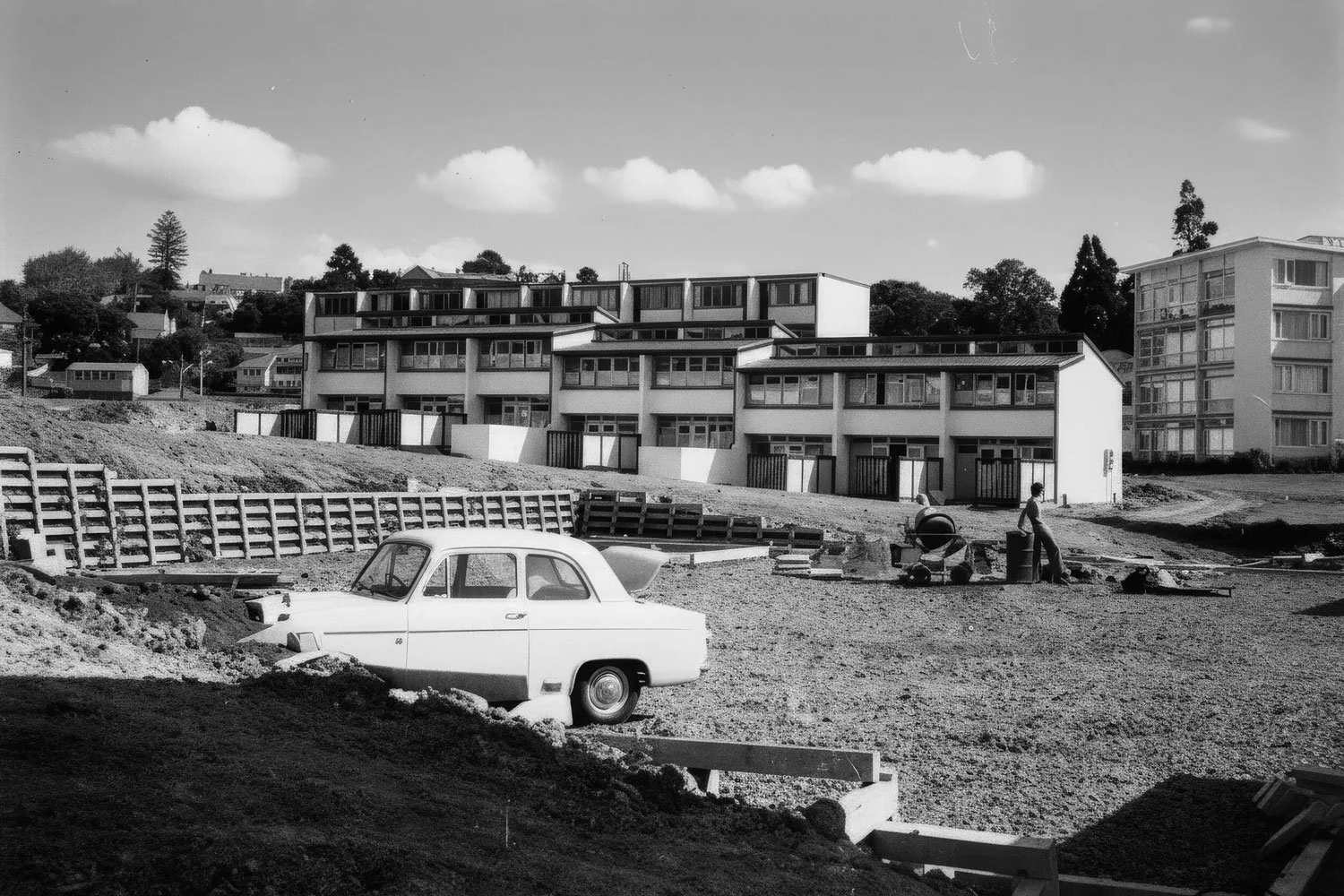 Waiatarau Lane carpark construction