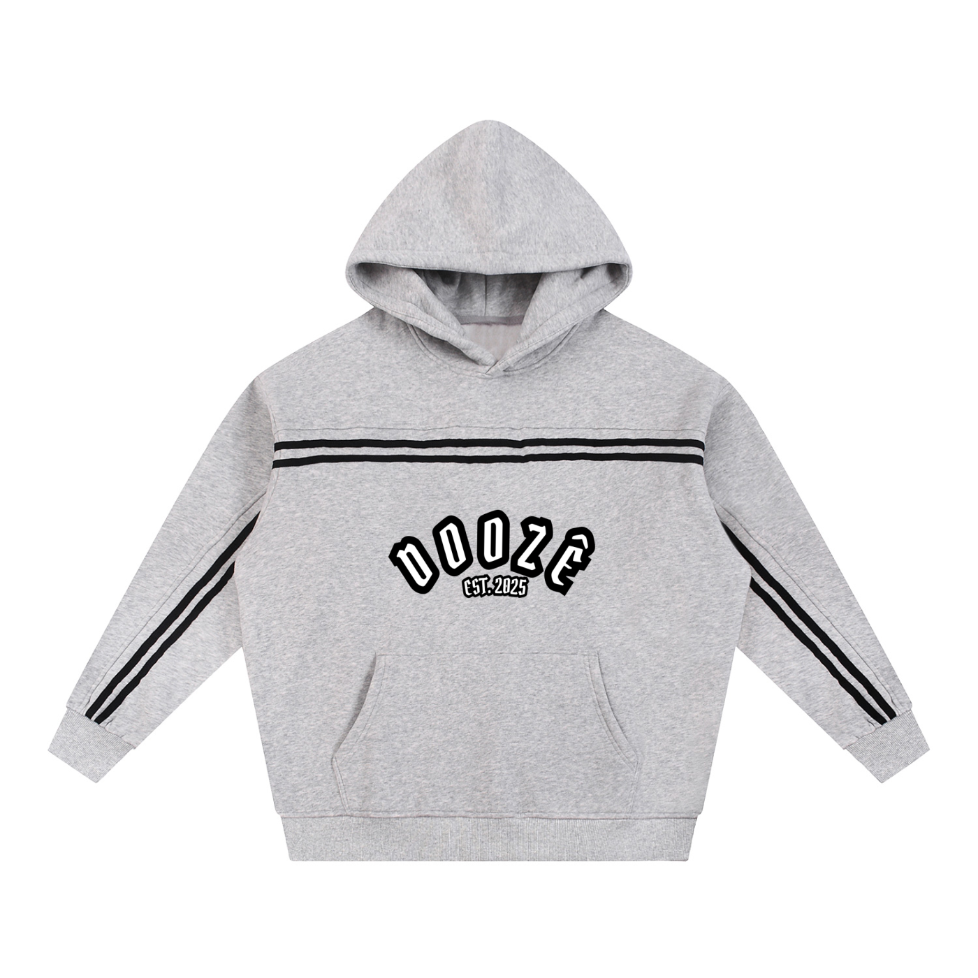 Dooze Sun Fade Contrast Tape Fleece Hoodie