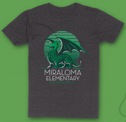 Kids Dragon Tee - Black or Grey