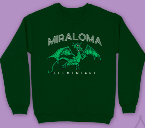 Kids Vintage Dragon Sweatshirt - Black or Green