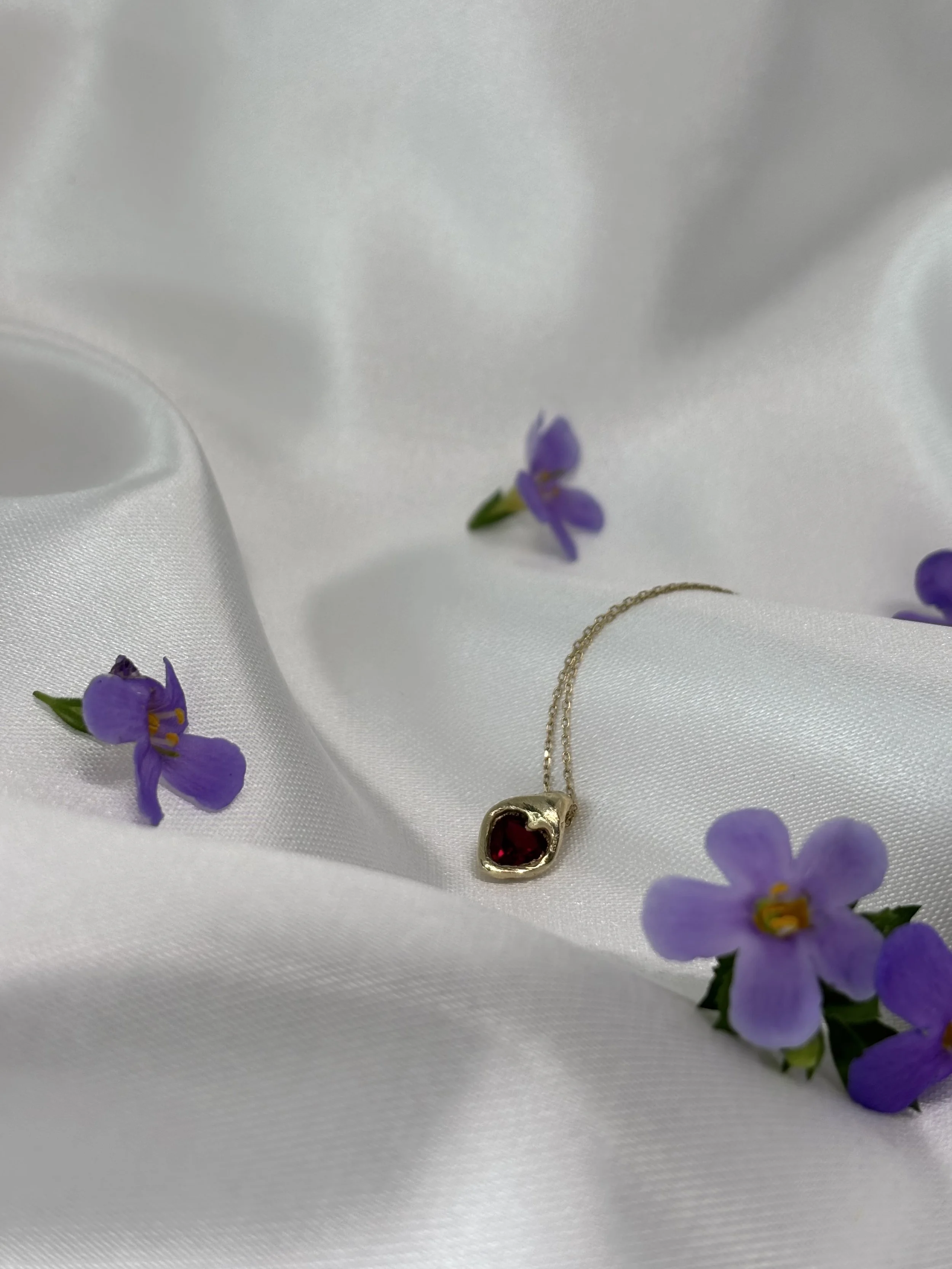 Heart necklace- Made to order