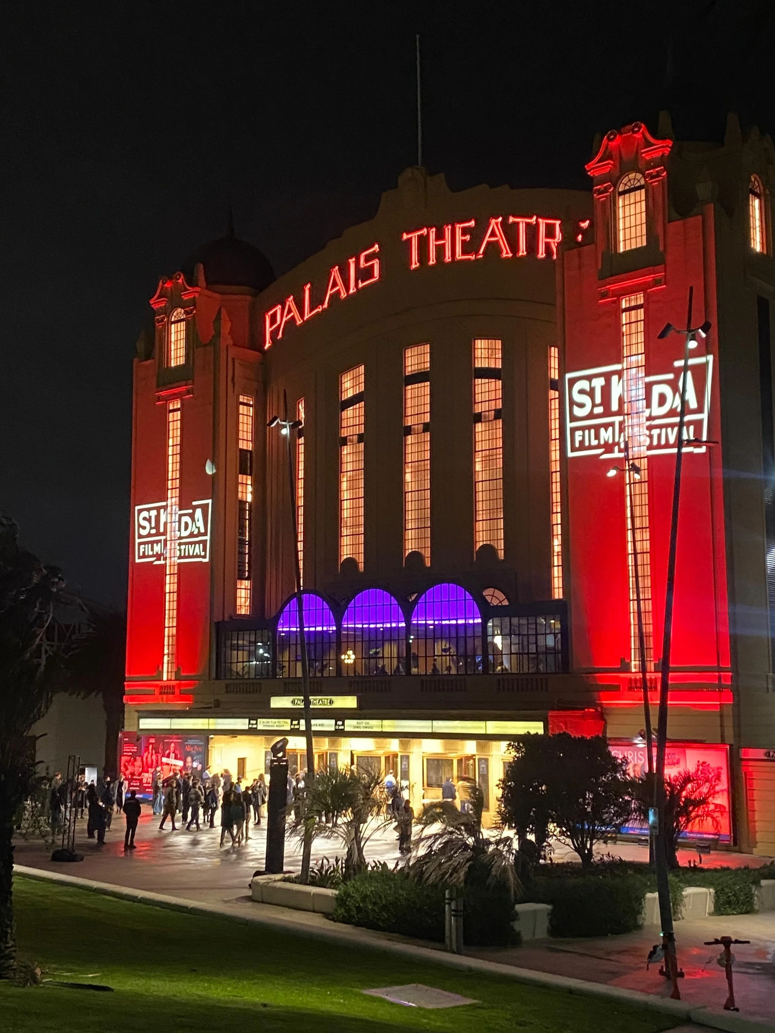 Blustery Melbourne weather didn&rsquo;t stop the opening of @stkildafilmfest @palaistheatre - supported by so many great partners @cityofportphillip @mandalawinesyv @wearevicscreen - a beautiful program of short films crossing doco, comedy, indigenou