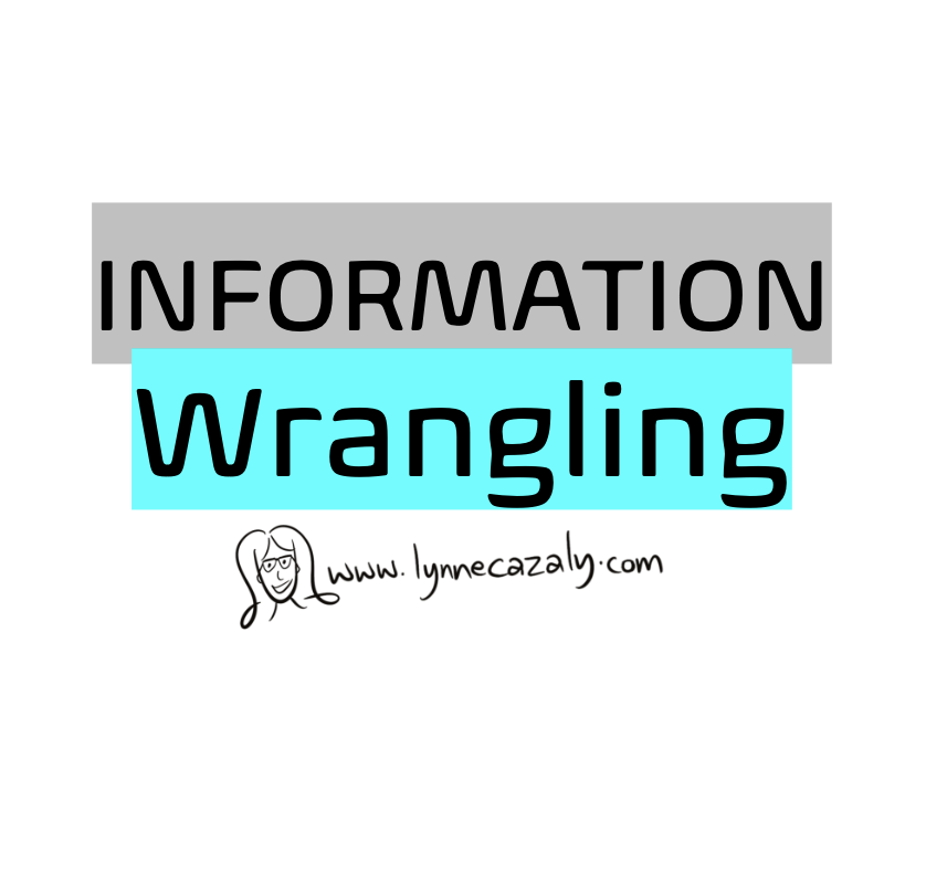 Information Wrangling - with Lynne Cazaly