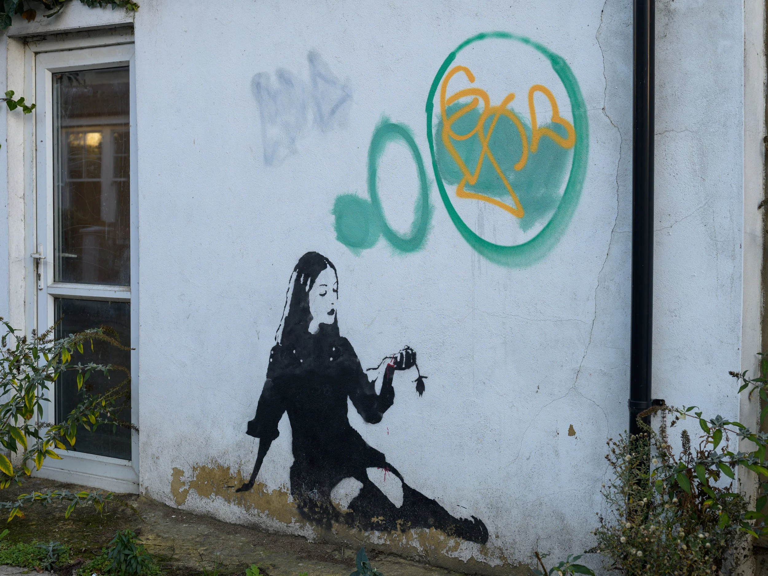 Walthamstow alley Banksy imitation?