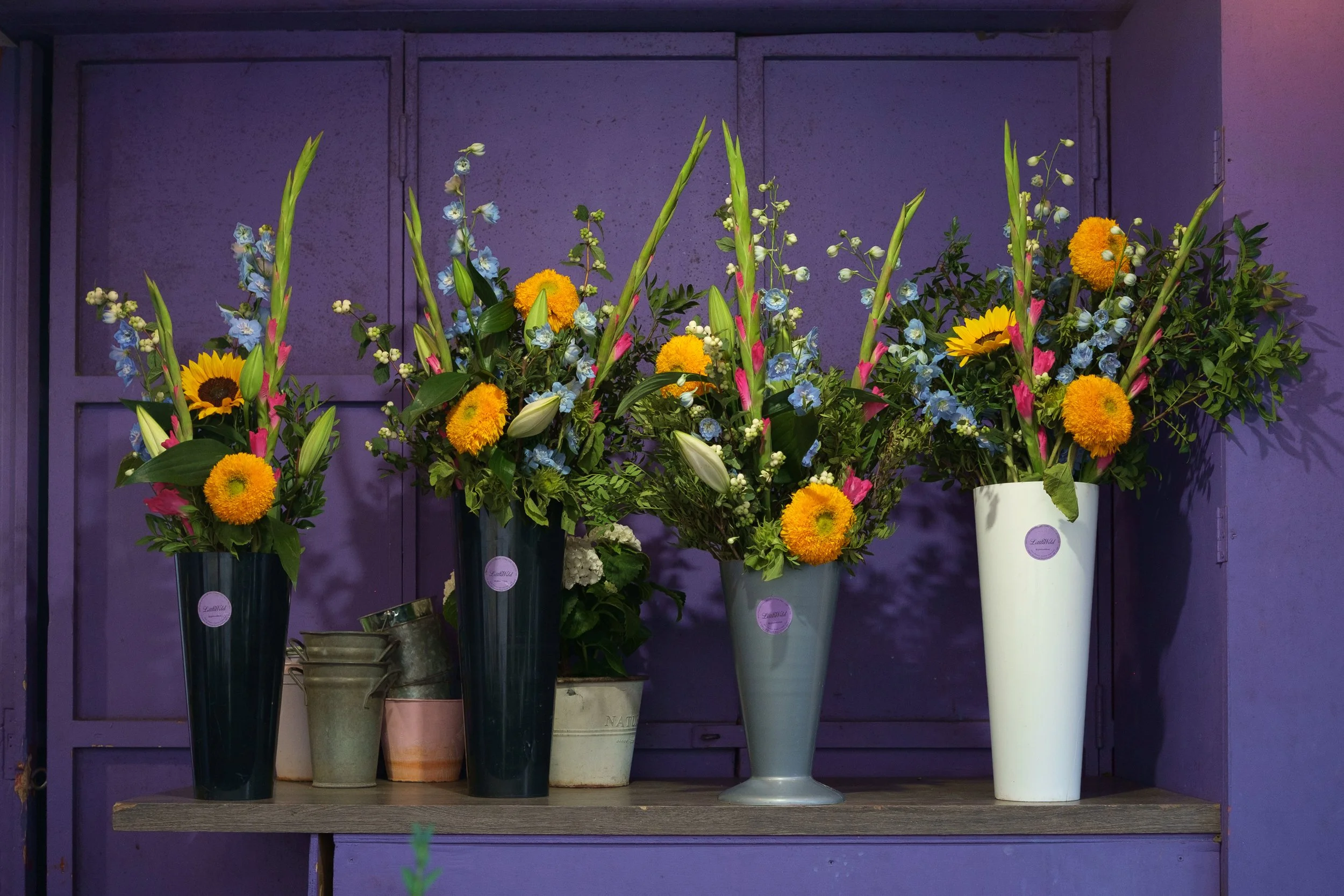 East Putney station flower stall