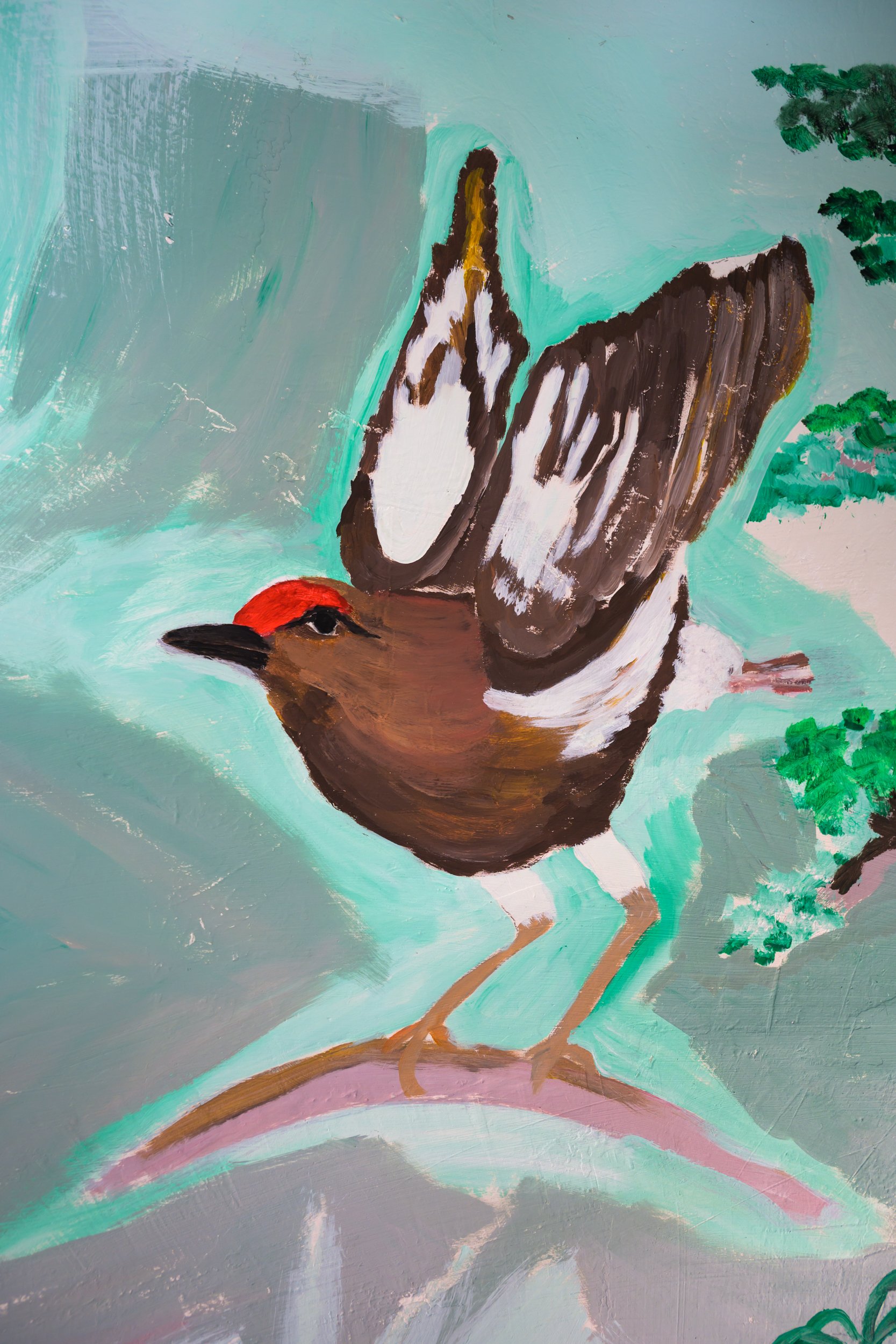 Mindo restaurant mural