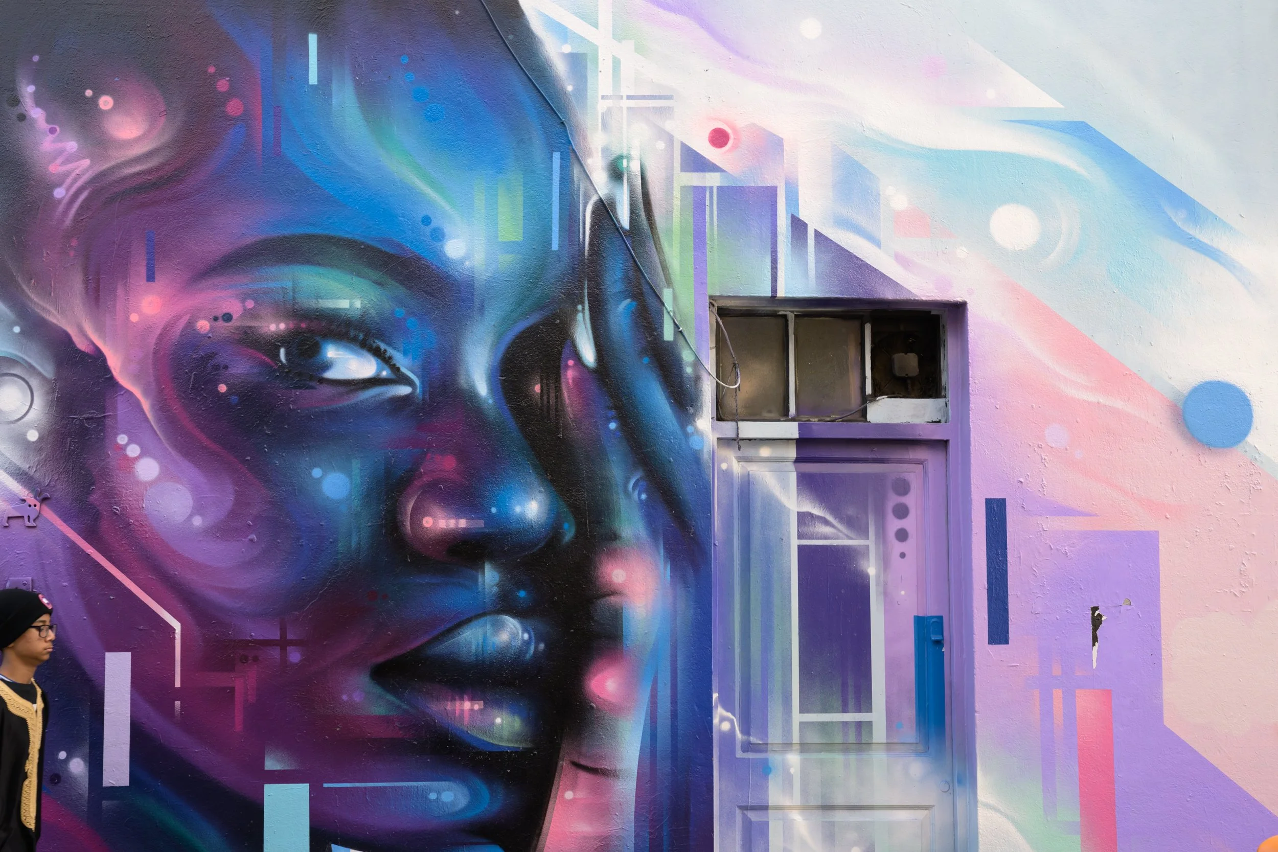 Shoreditch - Brick Lane wall mural